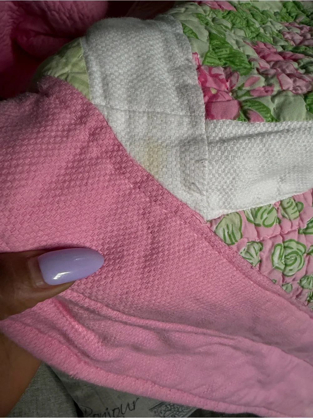 Lilly Pulitzer Patchwork Quilt